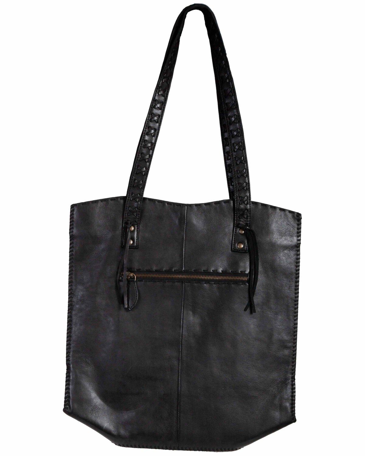 Scully Women's Leather Handbag, Black, hi-res