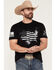 Image #1 - Grunt Style Men's American Acid Short Sleeve Graphic T-Shirt - Big, Black, hi-res