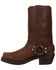Image #5 - Durango Women's Harness Western Boots - Square Toe, Brown, hi-res