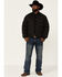 Image #2 - Rodeo Clothing Men's Black Canvas Zip-Front Western Puffer Jacket , , hi-res