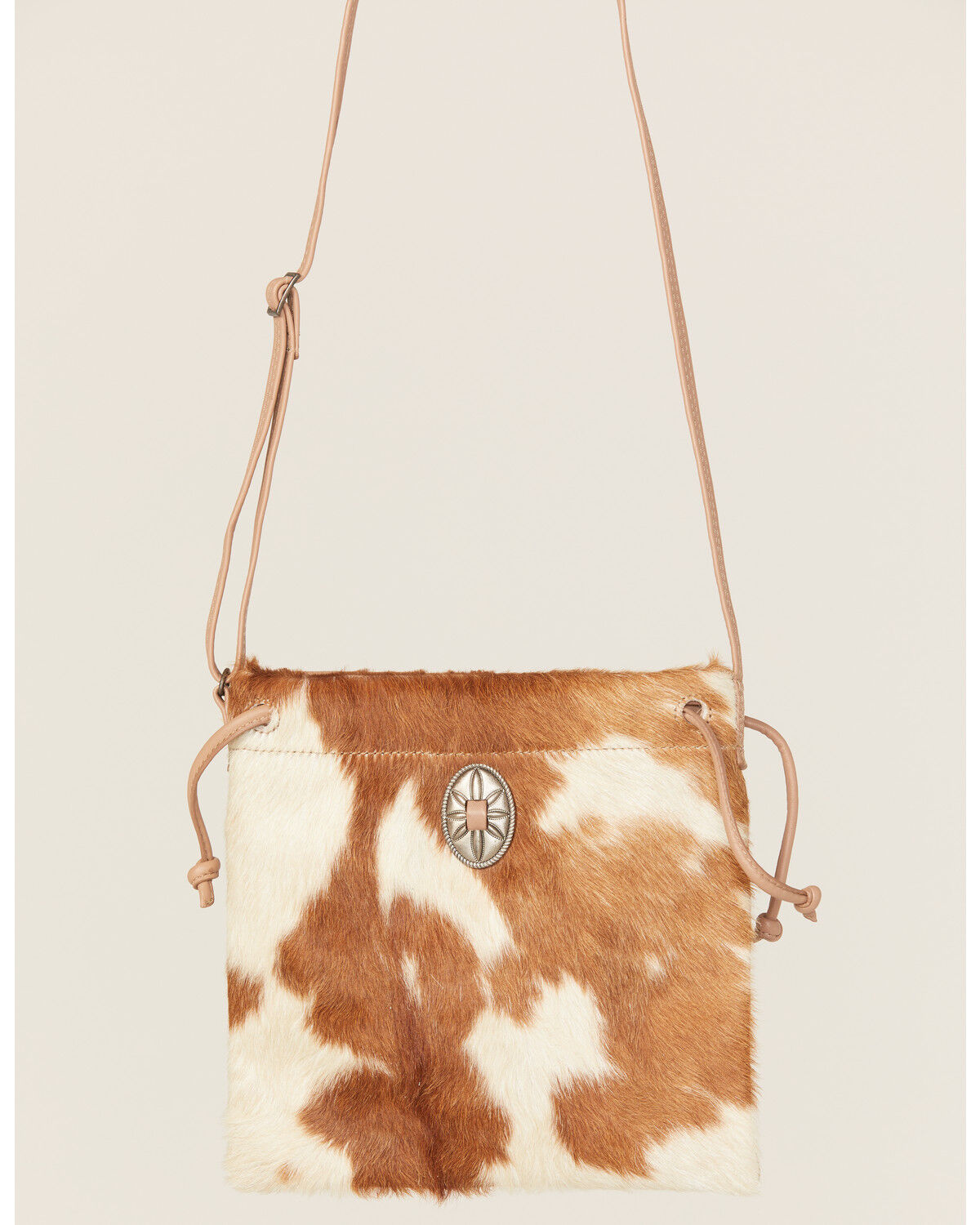 Image #2 - Idyllwind Women's Canyon Ridge Hair-On Cowhide Crossbody Bag, Lt Brown, hi-res