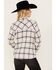 Image #4 - Idyllwind Women's Binkley Plaid Print Long Sleeve Pearl Snap Western Shirt  , Ivory, hi-res