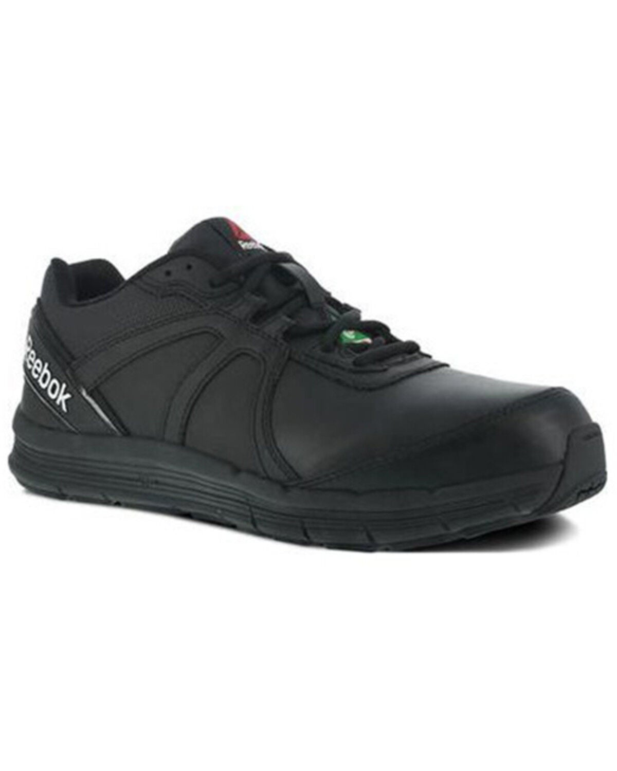 Image #1 - Reebok Men's Performance Cross Trainer Lace-Up Work Shoes - Steel Toe, Black, hi-res