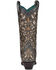 Image #4 - Corral Women's Inlay & Studs Western Boots - Snip Toe, Black, hi-res