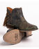 Image #5 - Circle G Women's Fringe Booties - Round Toe, , hi-res