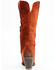 Dan Post Women's Rebeca Tall Fashion Western Boots - Snip Toe, Orange, hi-res