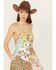 Image #2 - By Together Women's Floral Print Back Tie Sleeveless Maxi Dress, Multi, hi-res