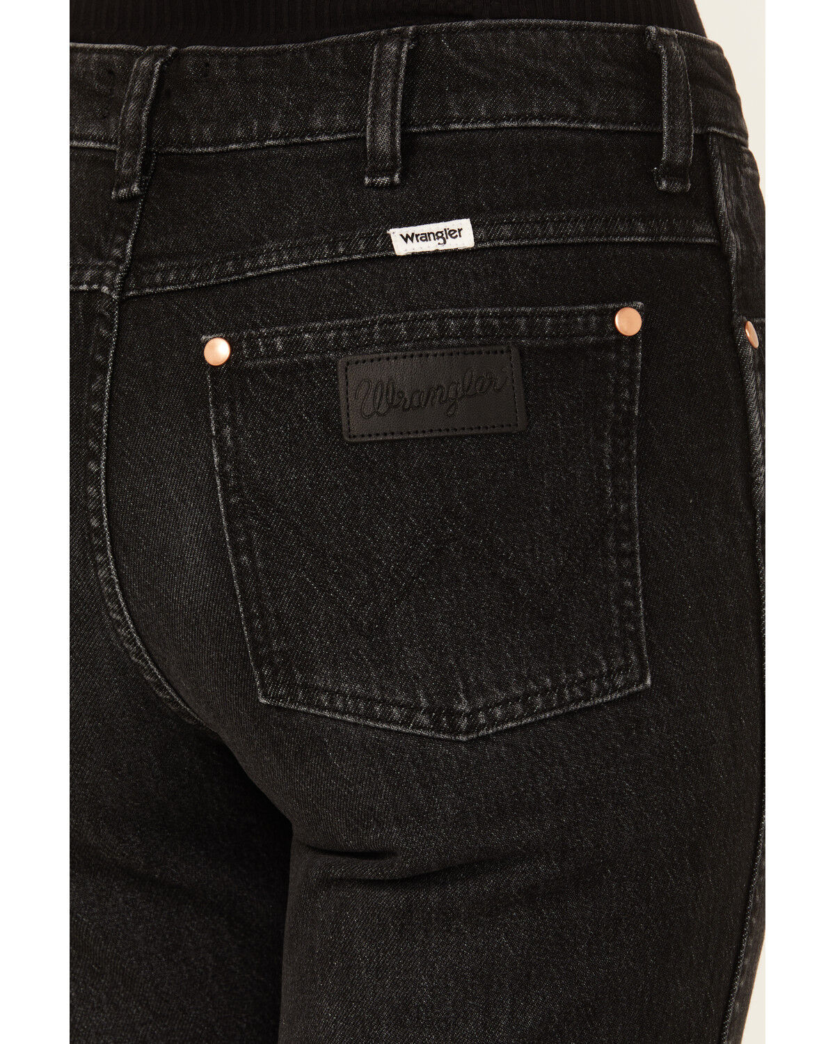 Image #4 - Wrangler Women's Wanderer High Rise Modern Flare Jeans, Black, hi-res