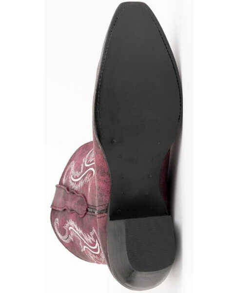 Image #6 - Ferrini Women's Molly Western Boots - Snip Toe , Purple, hi-res