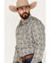 Image #2 - Wrangler Retro Premium Men's All-Over Spade Print Long Sleeve Snap Western Shirt , Grey, hi-res