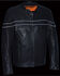 Image #3 - Milwaukee Leather Men's Lightweight Sporty Scooter Crossover Jacket - 5X, Black, hi-res