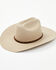 Image #1 - Wrangler Women's Floral Heat Debossed Felt Cowboy Hat, Sand, hi-res