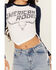 Image #3 - Youth in Revolt Women's American Rodeo Long Sleeve Graphic Tee, White, hi-res