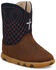 Image #1 - Twisted X Infant Boys' Driving Moc Boots - Round Toe, Navy, hi-res