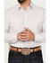 Rough Stock by Panhandle Men's Dobby Striped Print Long Sleeve Pearl Snap Western Shirt, White, hi-res