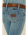 Image #3 - Wrangler Girls' Light Wash Mid Rise Embroidered Modern Bootcut Jeans, Light Blue, hi-res