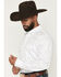 Image #2 - Wrangler X Cody Johnson Men's Steer Head Print Long Sleeve Button-Down Western Shirt, White, hi-res