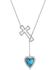 Image #1 - Montana Silversmiths Women's Anchored In Love and Faith Necklace, Silver, hi-res