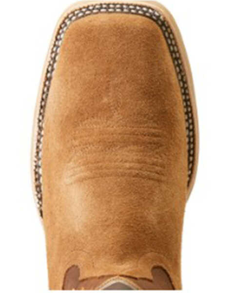Image #4 - Ariat Men's Brushrider Western Performance Boots - Broad Square Toe, Brown, hi-res