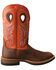 Image #2 - Twisted X Men's Tech X Western Boots - Broad Square Toe, Orange, hi-res