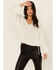 Image #1 - Wild Moss Women's Long Sleeve Tie Neck Peasant Blouse, , hi-res
