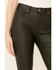 Rock & Roll Denim Women's Olive High Rise Pleather Flare Jeans , Olive, hi-res