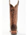 Shyanne Women's Cassidy Spice Combo Leather Western Boots - Square Toe , Brown, hi-res