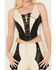 Boot Barn x Understated Leather Women's Moonlit Moves Bustier, Cream/black, hi-res