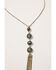 Shyanne Women's Claire Linear Multi Concho Fringe Necklace, Silver, hi-res