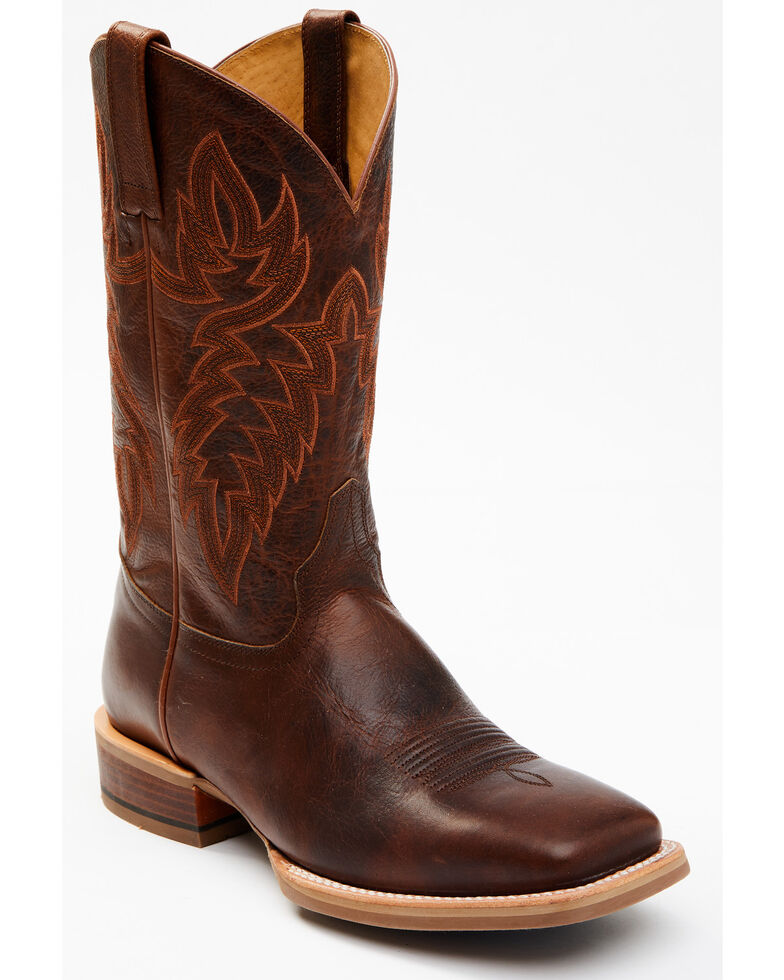 Cody James Men's Xtreme Heritage Western Boots - Broad Square Toe, Brown, hi-res