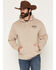 Image #2 - Ariat Men's Boot Barn Exclusive Southwest Logo Graphic Hooded Sweatshirt, Sand, hi-res