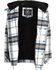Image #2 - Urban Republic Toddler Boys' Plaid Print Sherpa Lined Hooded Shirt Jacket, White, hi-res