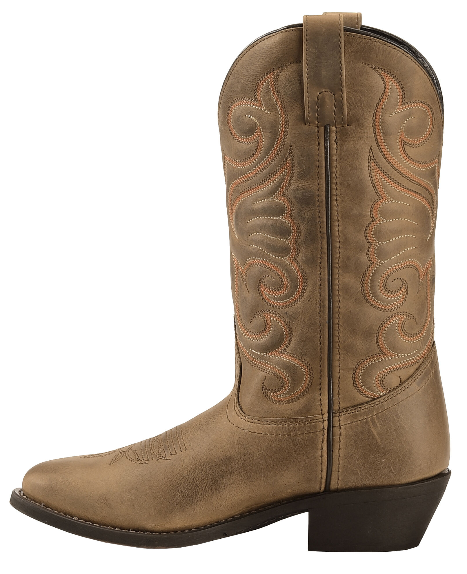 Image #3 - Laredo Women's Bridget Western Boots - Round Toe, Tan, hi-res