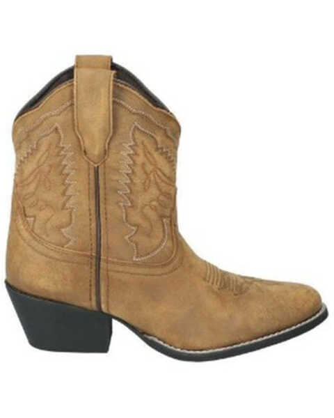 Image #2 - Smoky Mountain Women's Daisy Distressed Western Boots - Medium Toe , Brown, hi-res