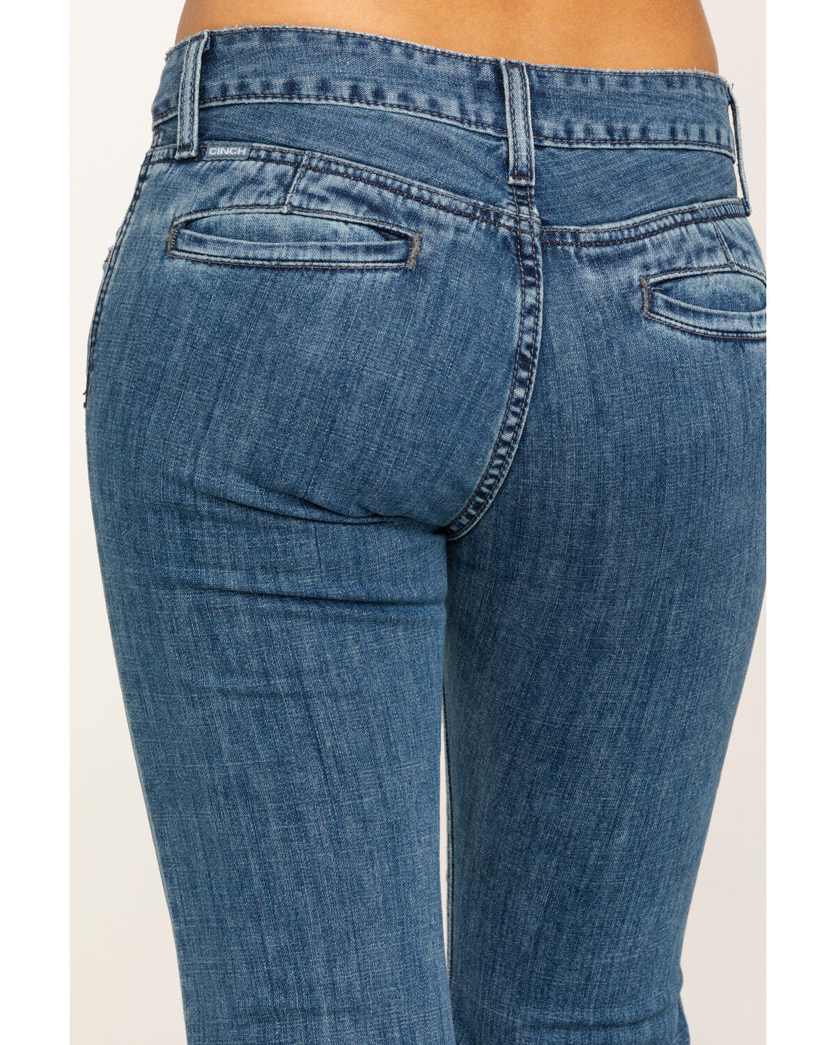 Image #4 - Cinch Women's Light Stone Lyden Jeans, , hi-res