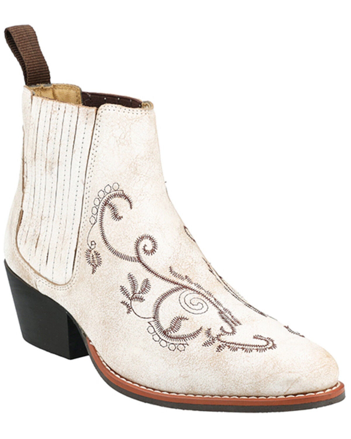 Smoky Mountain Women's Grace Western Boots - Round Toe, White, hi-res