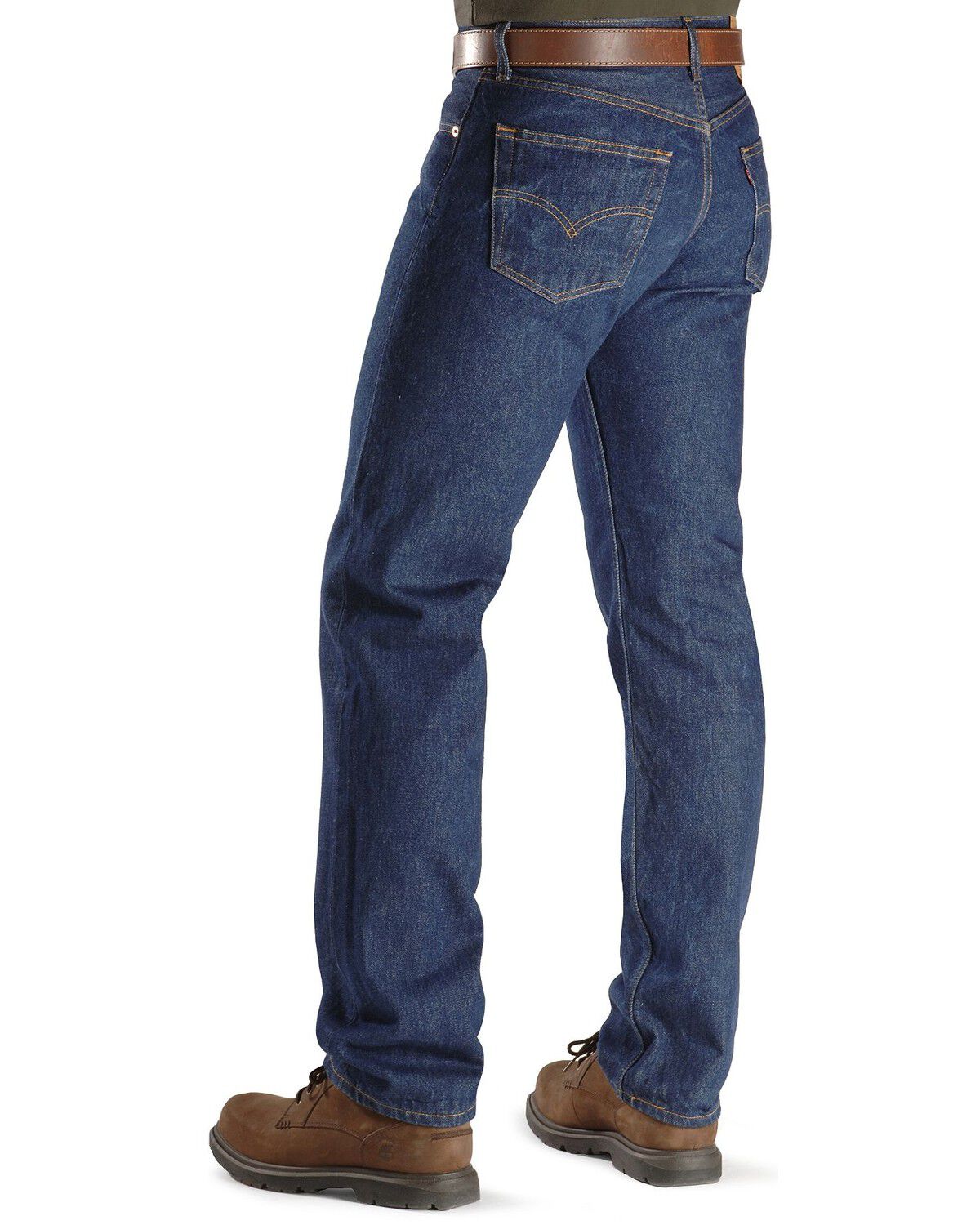 Image #1 - Levi's Men's 501 Original Shrink-to-Fit Regular Straight Leg Jeans - Big, , hi-res
