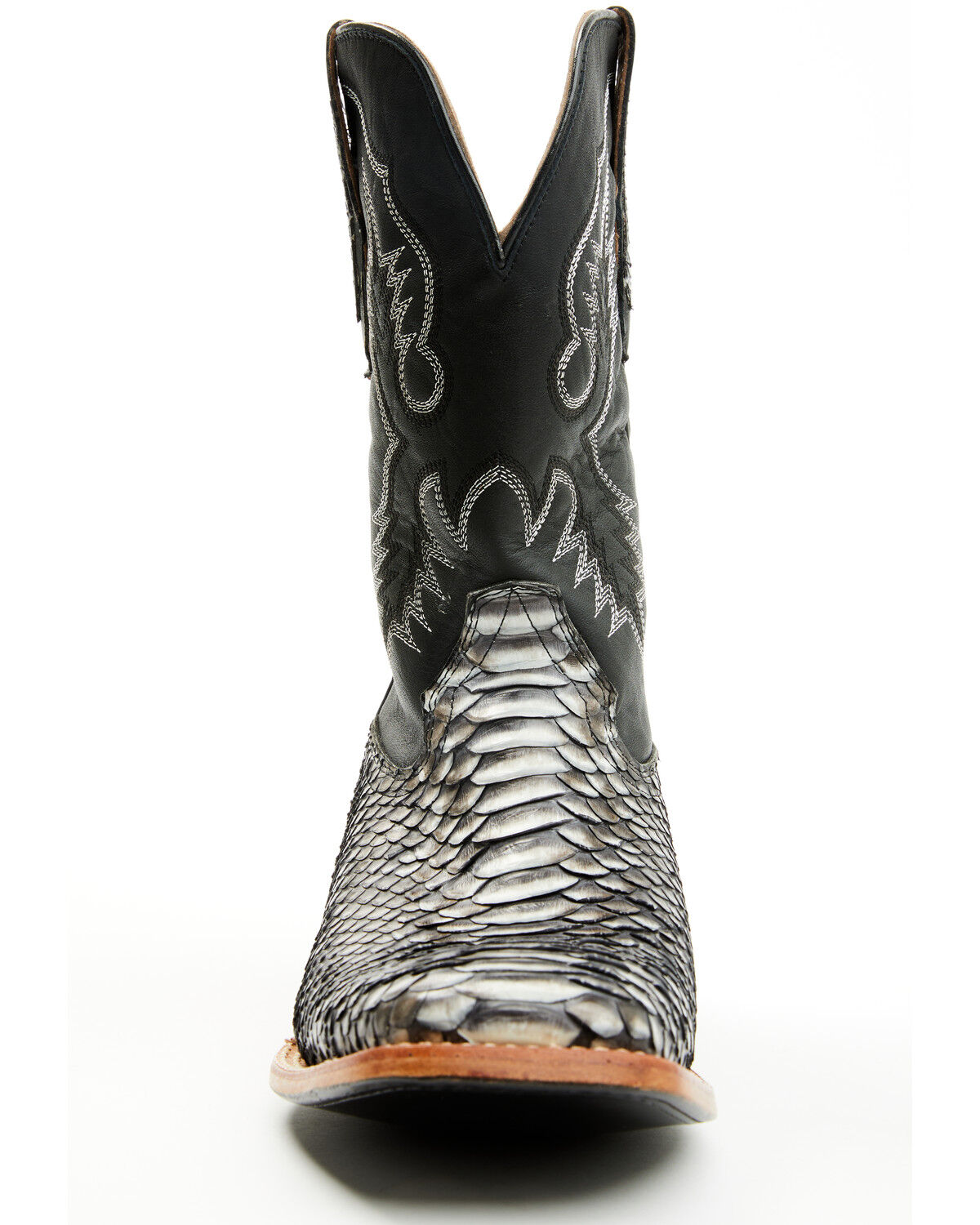 Image #4 - Cody James Men's Exotic Python Nevado Western Boots - Broad Square Toe, Black, hi-res