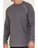 Image #3 - Cody James Men's FR Long Sleeve Raglan Work T-Shirt, Grey, hi-res