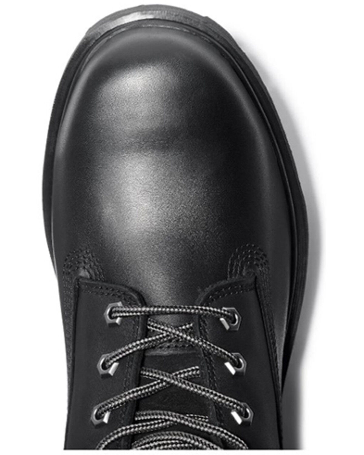 Image #3 - Timberland Men's 6" Direct Attach Waterproof Work Boots - Soft Toe, Black, hi-res