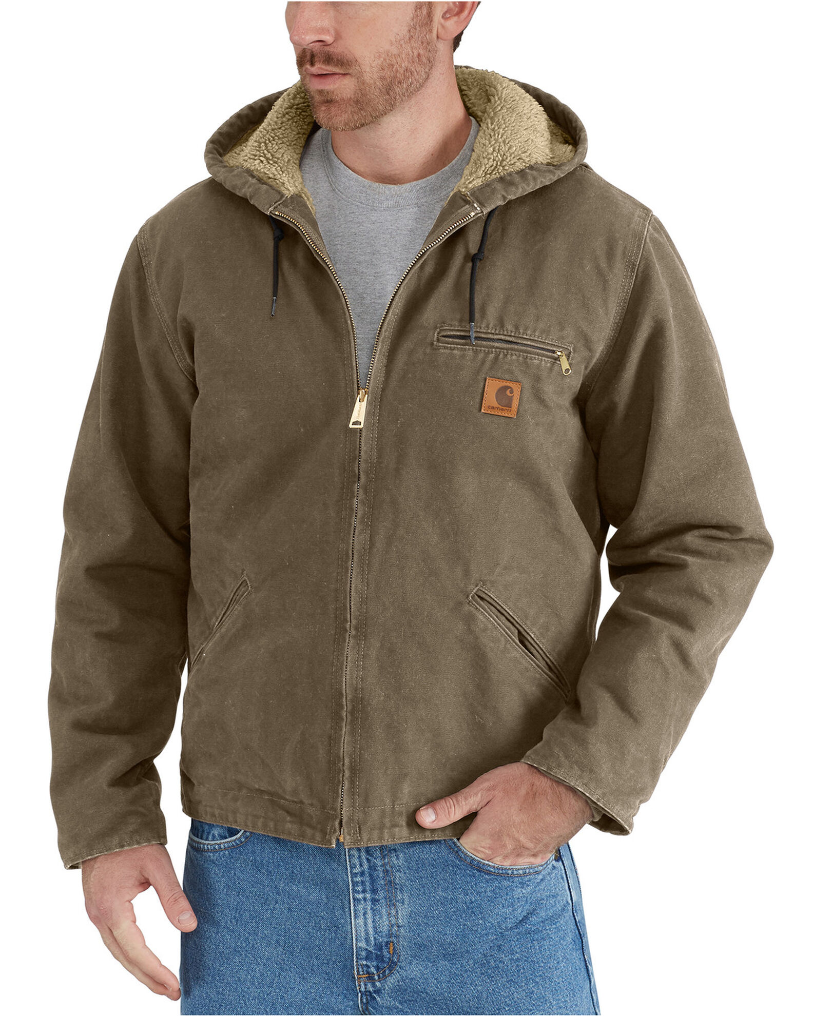 Carhartt Men s Sierra Sherpa Lined Work Jacket Big Tall Sheplers