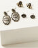 Image #2 - Shyanne Women's Isla Oasis Stamped Earring Set - 6 Piece, Silver, hi-res