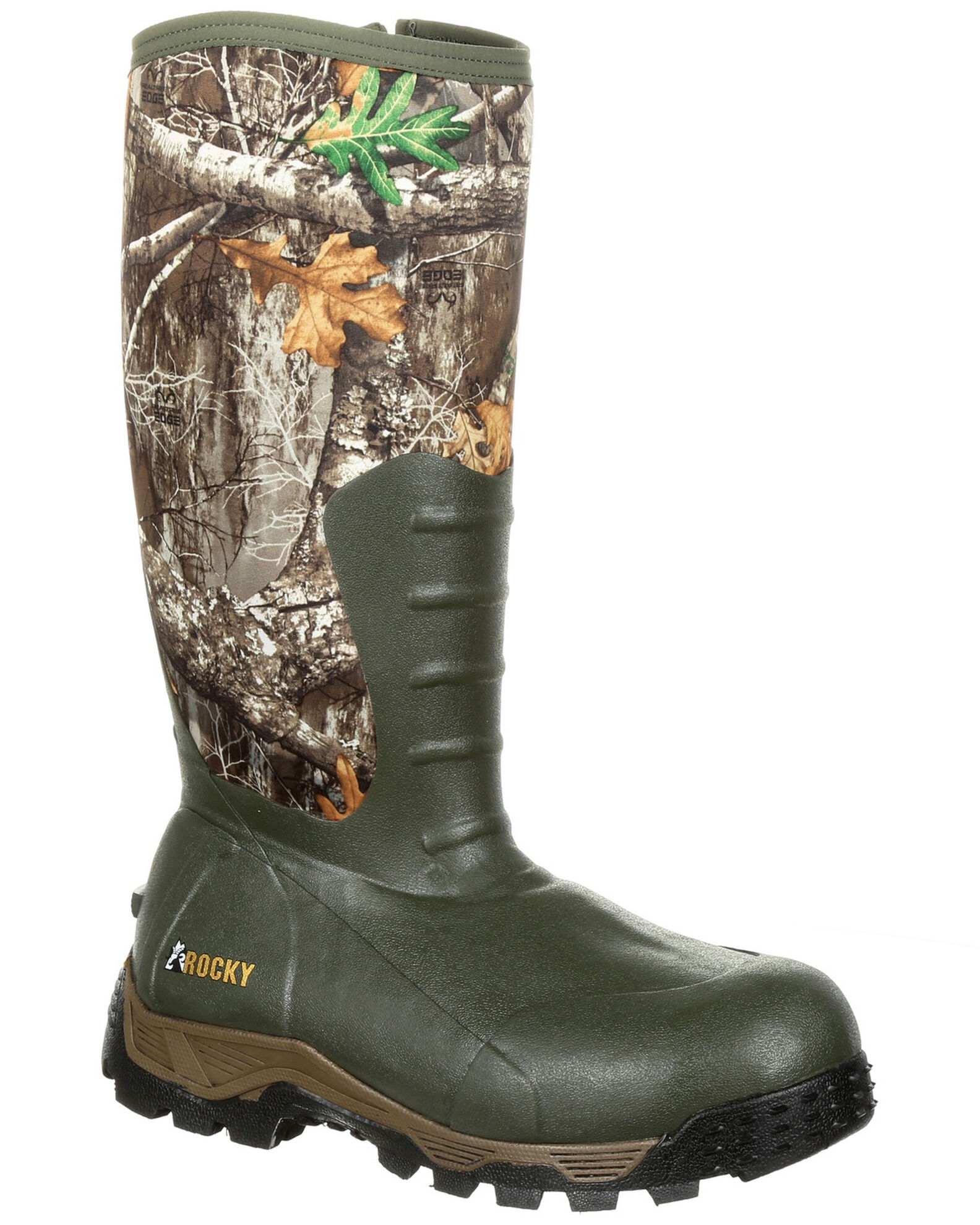 Rocky Men s Sport Pro Insulated Waterproof Rubber Boots Round Toe Sheplers