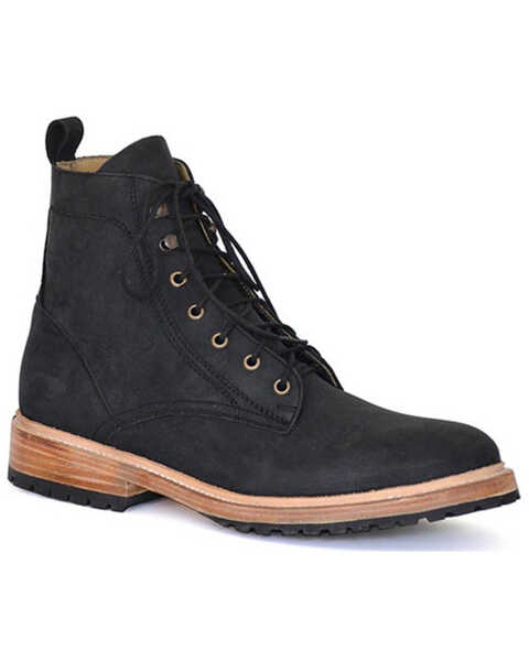 Image #1 - Stetson Men's Waterproof Chukka Lug Casual Boots - Medium Toe, Black, hi-res