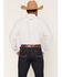 Image #4 - Ariat Men's Pace Geo Print Long Sleeve Button-Down Western Shirt - Tall, White, hi-res