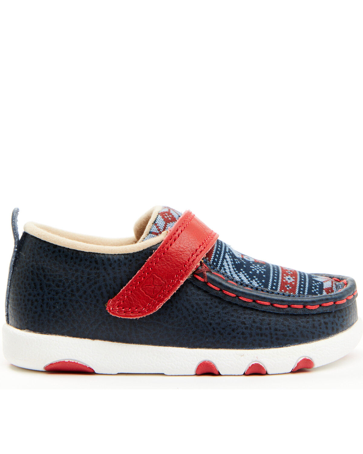 Image #2 - Twisted X Toddler Boys' Driving Mocs, Navy, hi-res