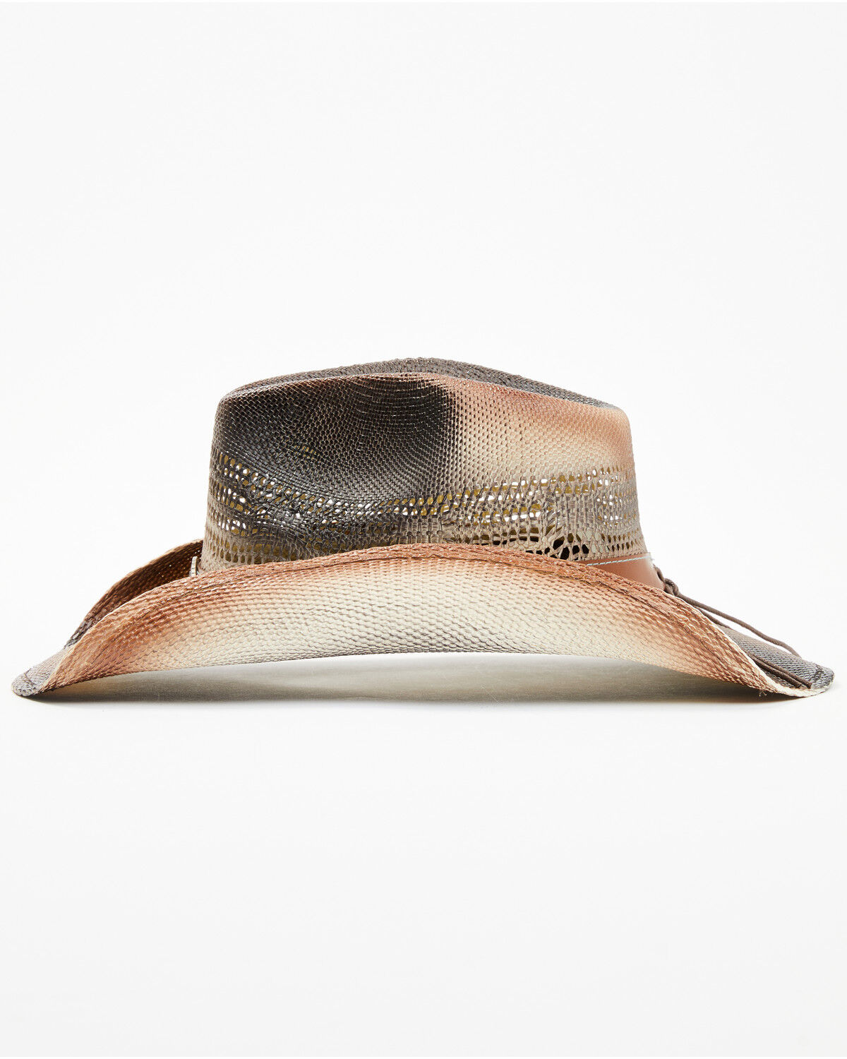 Image #4 - Shyanne Women's Long Island Lady Straw Cowboy Hat, Brown, hi-res