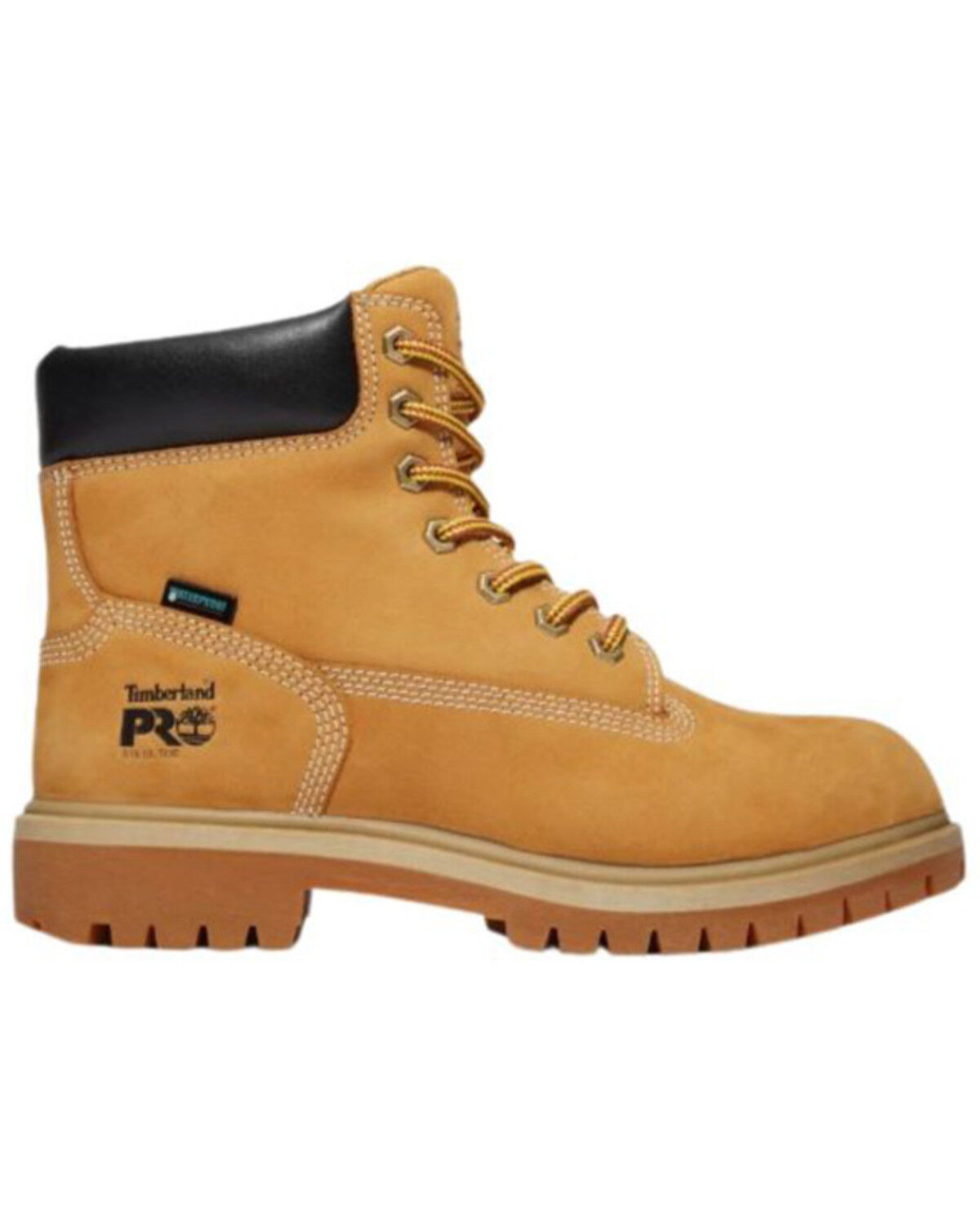 Image #2 - Timberland PRO Women's Direct Attach 6" Waterproof Lace-Up Work Boots - Steel Toe, Wheat, hi-res