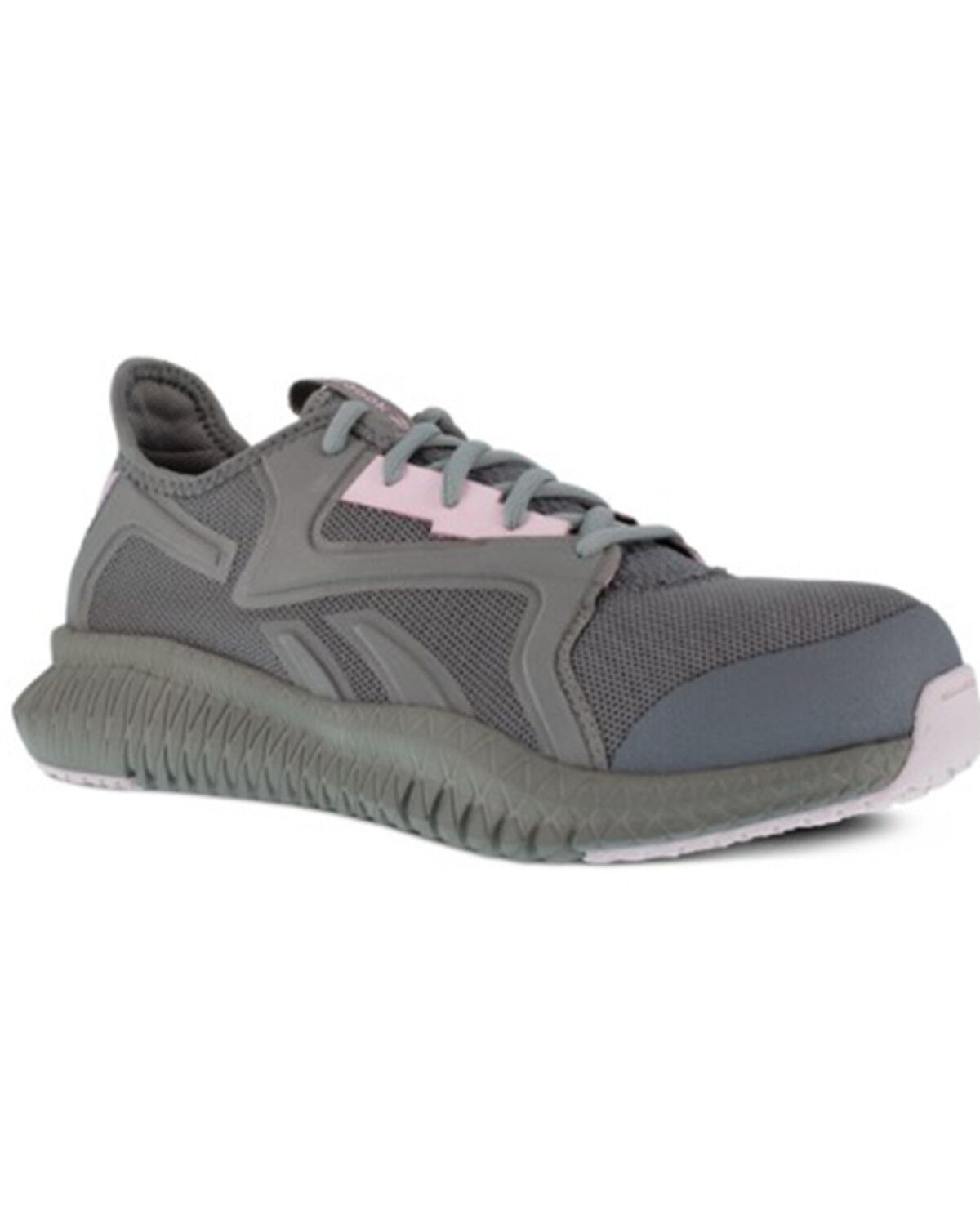 Image #1 - Reebok Women's Flexagon 3.0 Athletic Work Sneakers - Composite Toe, Grey, hi-res