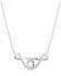 Image #2 - Montana Silversmiths Women's Infinity Times Infinity Necklace, Silver, hi-res
